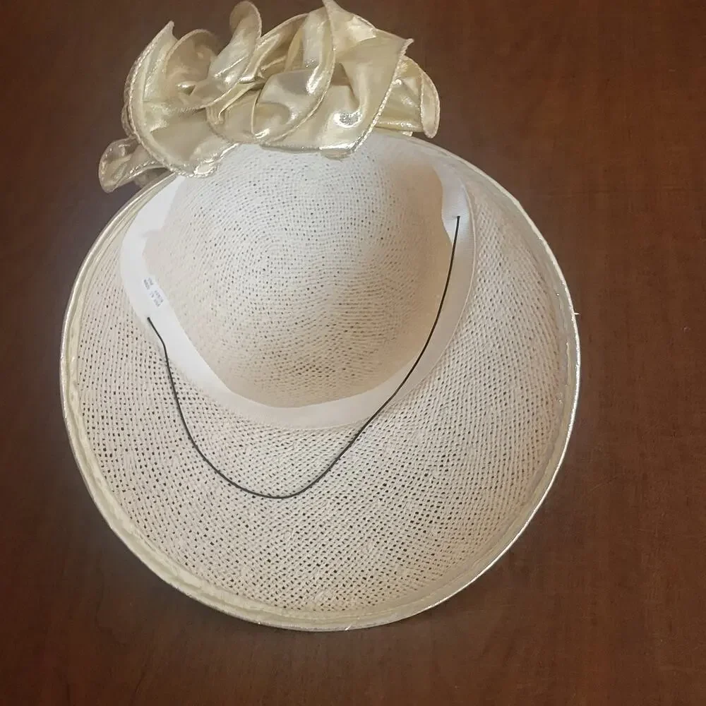 Vintage Rare San Francisco Sonni woven straw hat. Made in USA - Picture 5 of 9